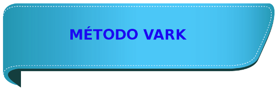 banner azul com a escrita método vark.