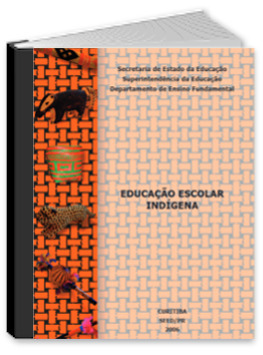 Imagem da capa do caderno temático da Educação Escolar Indígena