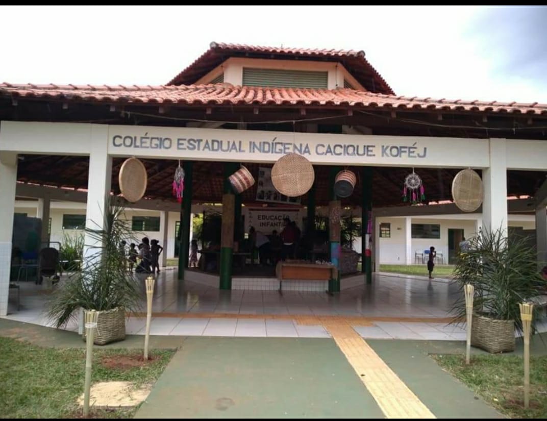 Foto do Colégio Estadual Indígena Cacique Kofej
