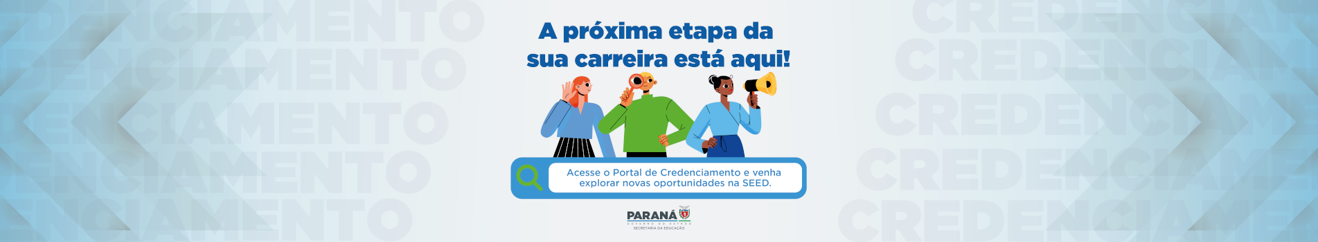 Banner para Credenciamento de Servidores