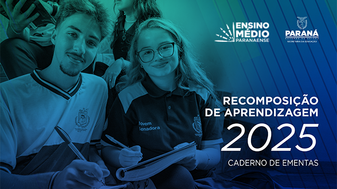 Capa do Caderno de Ementas - Recomposição da Aprendizagem