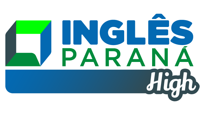 Banner com a logo da Plataforma Inglês Paraná High. 
