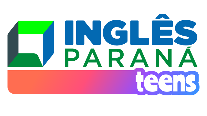 Banner com a logo da Plataforma Inglês Paraná Teens.