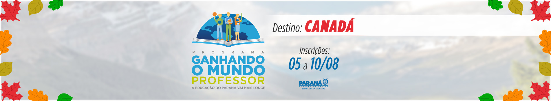 Banner Gannhando o Mundo Professor