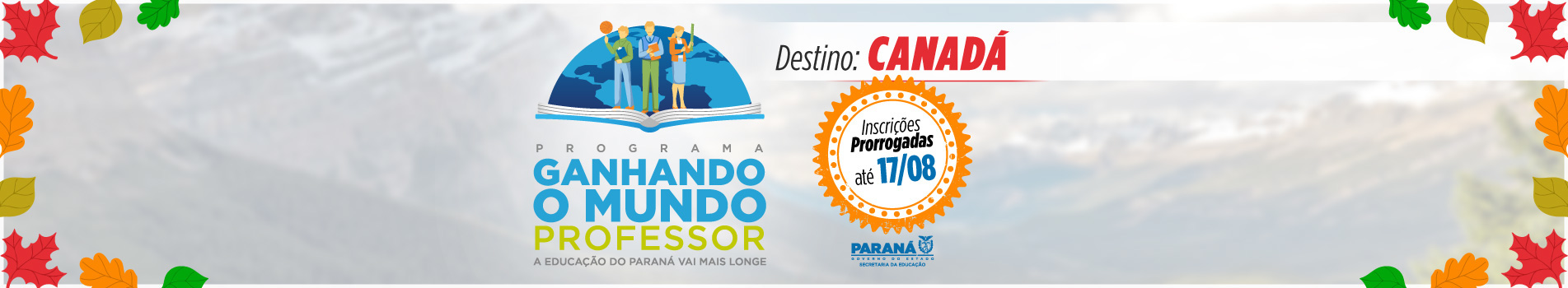 Banner Ganhando o Mundo Professor