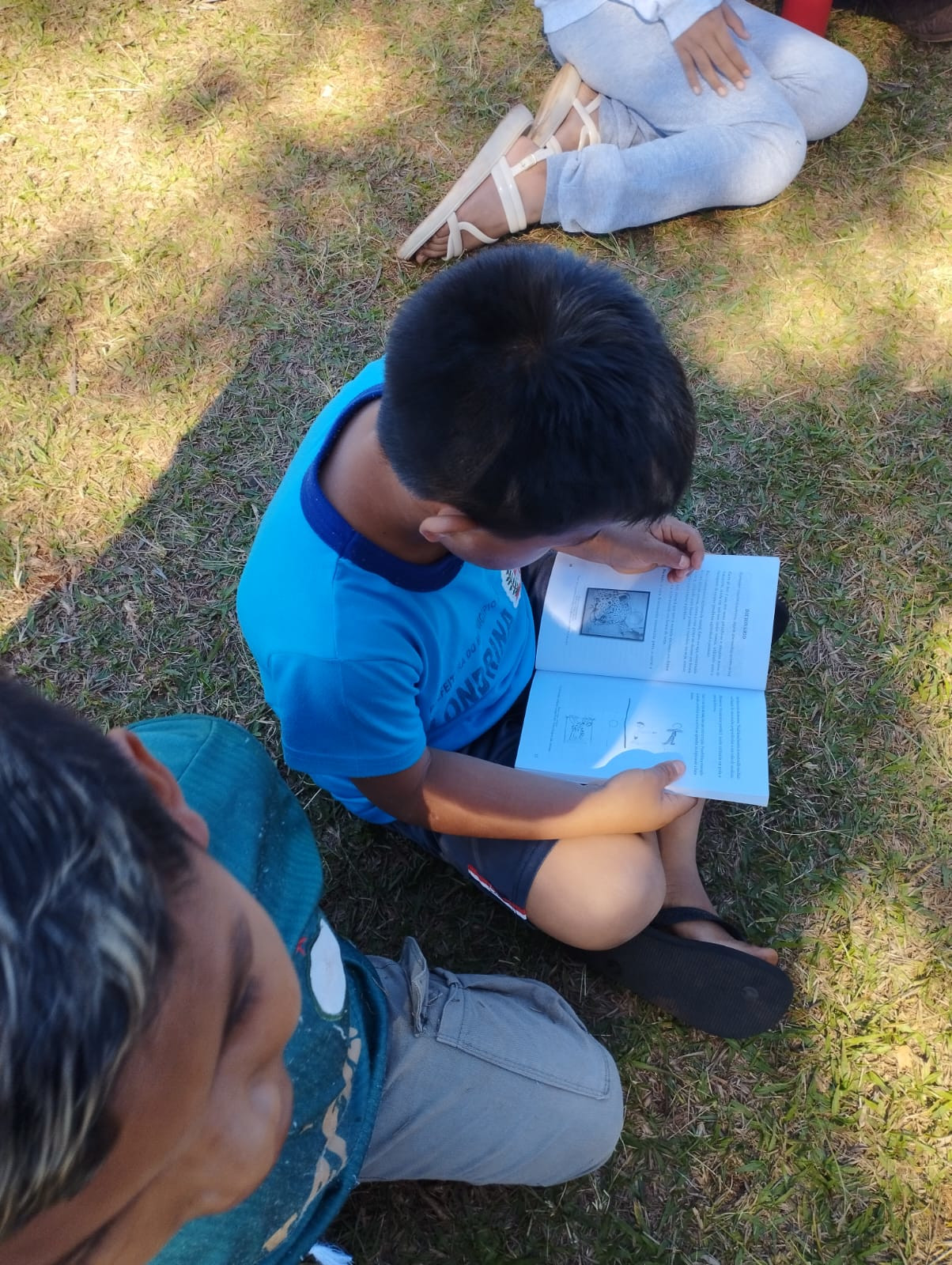 Fotos dos estudantes do Colégio Estadual Indígena Cacique Onofre Kanhgren