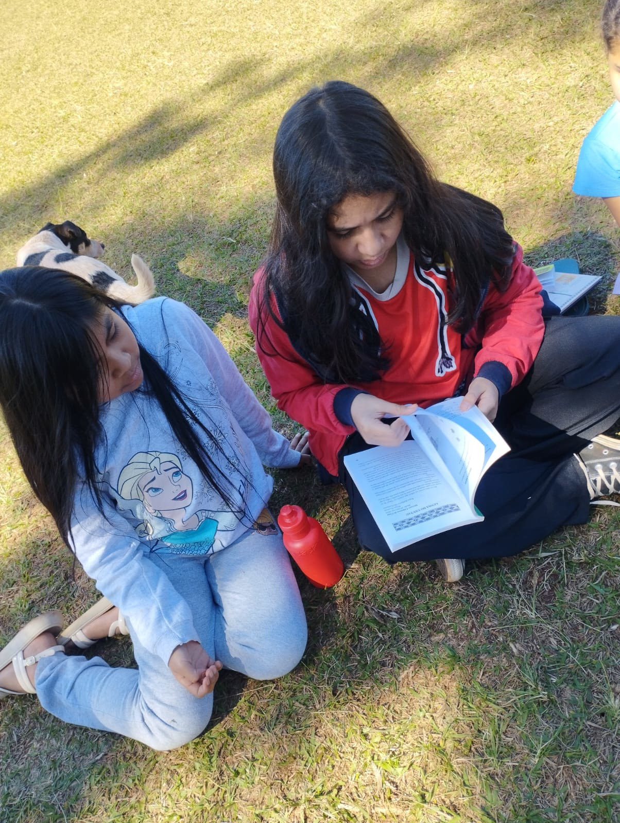 Foto de estudantes indígenas do Colégio Estadual Indígena Cacique Onofre Kanhgren