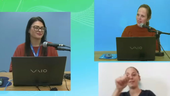 Imagem da transmissão do Youtube