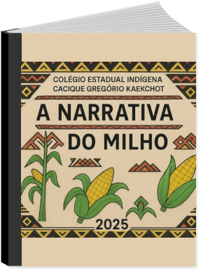 Capa do livro A narrativa do milho