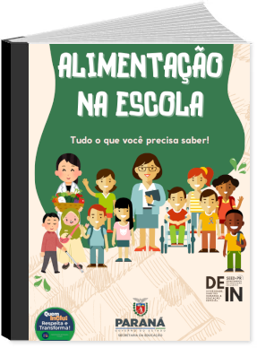 Capa da Cartilha Alimentação na Escola