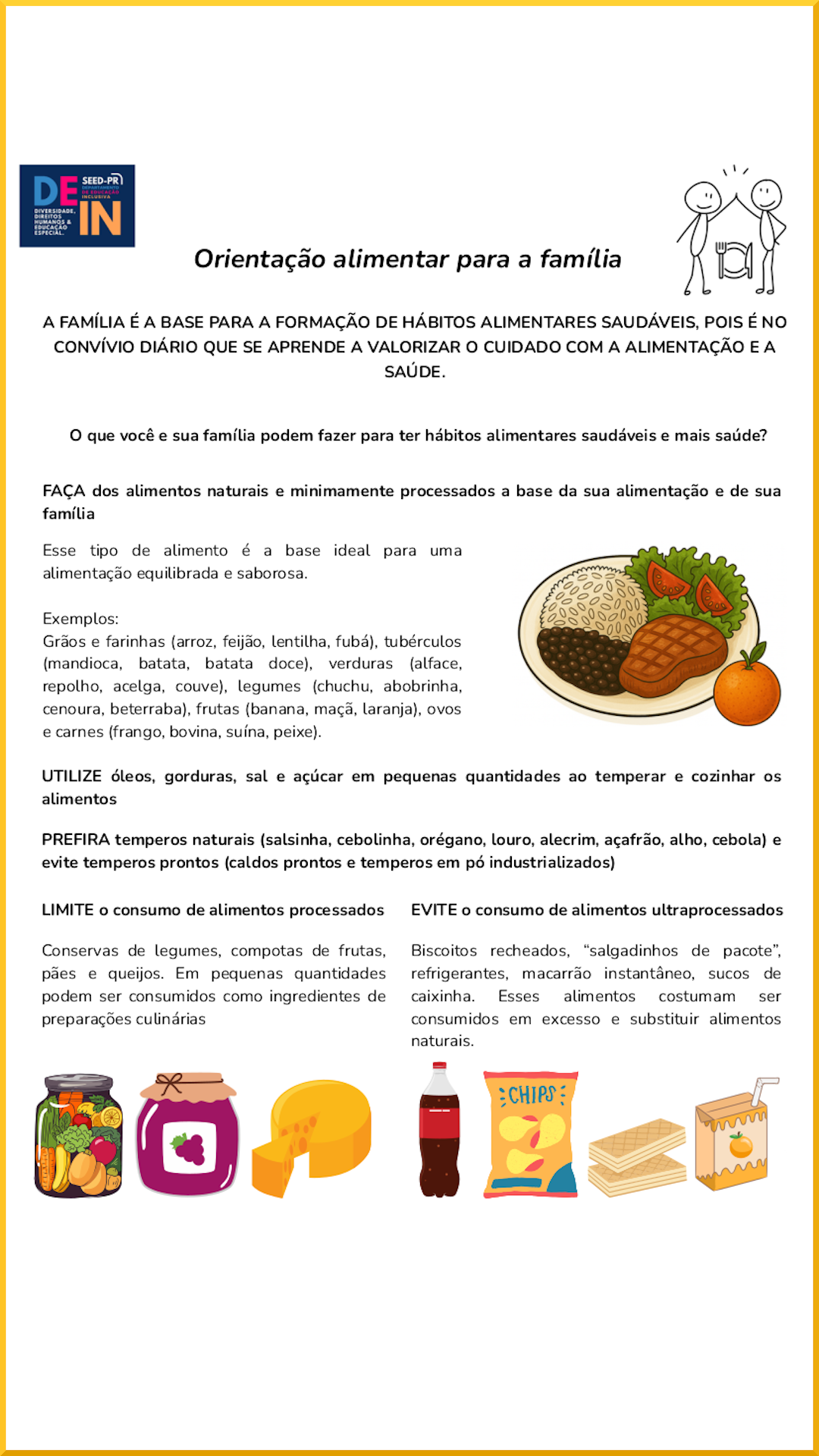 Capa da orientação