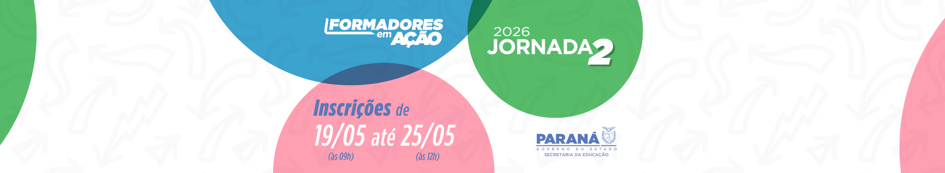 Banner Formadores em Ação 2026 - Jornada 2 - Inscrições