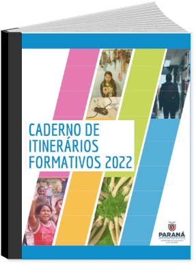 Capa Caderno de Itinerários Formativos 2022