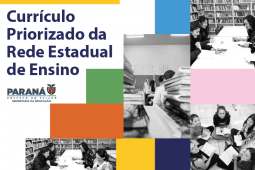 Imagem Currículo Priorizado da Rede Estadual de Ensino do Paraná.