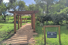 Entrada do meliponário do CEEPA São Mateus