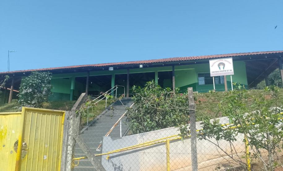 Foto do Colégio Estadual Indígena Cacique Crispim Gy Mu