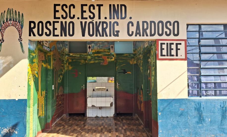 Foto da Escola Estadual Indígena Roseno Vokrig Cardoso