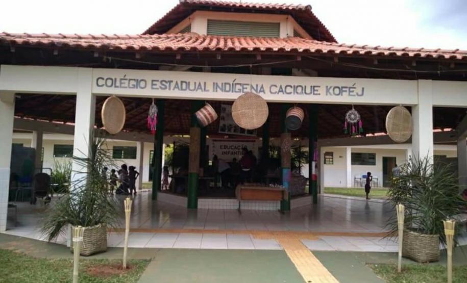 Foto do Colégio Estadual Indígena Cacique Kofej
