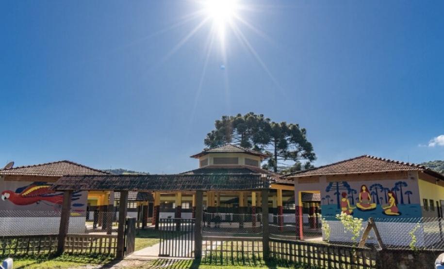 Foto do Colégio Estadual Indígena Cacique Otávio Santos