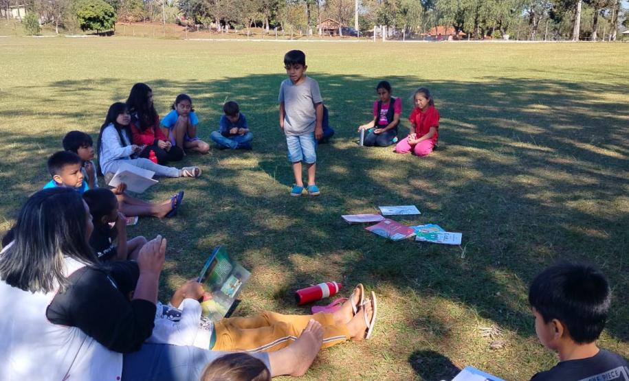 Fotos dos estudantes do Colégio Estadual Indígena Cacique Onofre Kanhgren